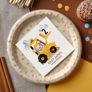 Construction Birthday Party Napkins