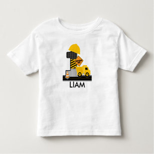 Construction Birthday Shirt, Dump Truck Age 1 Toddler T-shirt