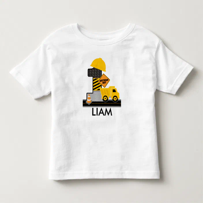 Construction Birthday Shirt 1 Year Old Birthday Shirt Any Age Construction Shirts 1nd Birthday Shirt I Dig Being 1 I Dig Being 1 Shirt