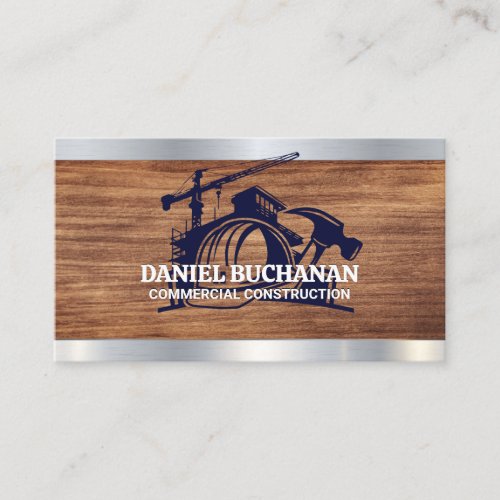 Construction | Blue Collar | Hardhat Business Card