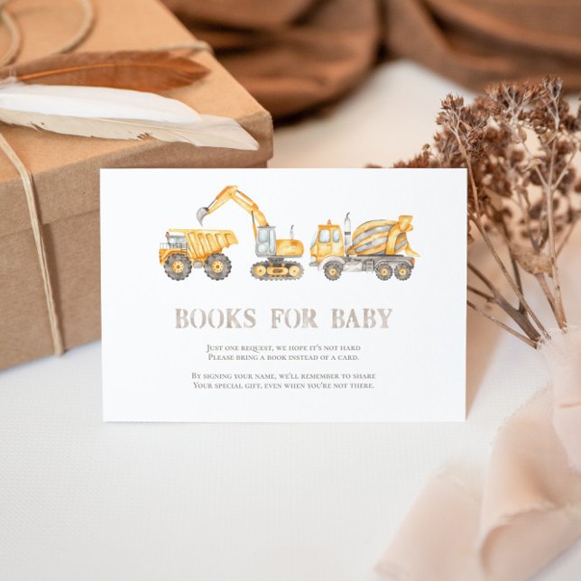 Construction Books for Baby Enclosure Card (Creator Uploaded)