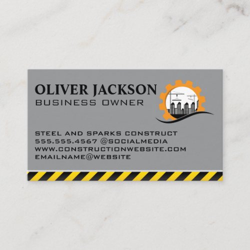 Construction Build | General Contractor Business Card
