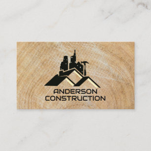 Construction   Builder   Blue Collar   Developer Business Card