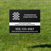 Construction Builder Brick Pattern Black