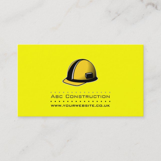 Construction/Builder Business Card v2 (Front)