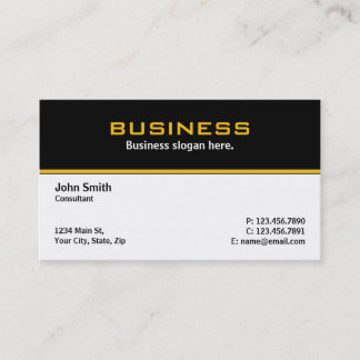 Construction Builder Contractor Mechanic Plain Business Card
