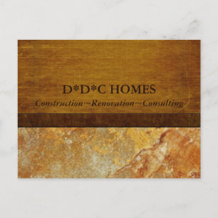 Construction Builders Advertising Postcard