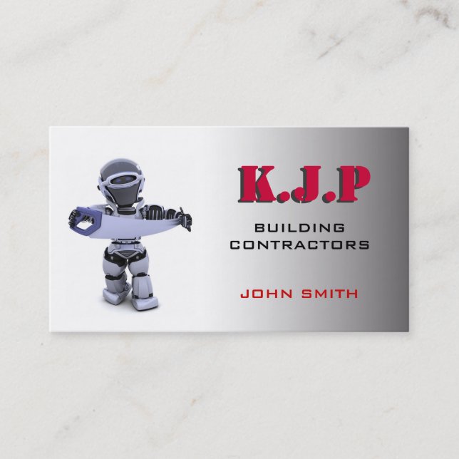 Construction/Builders Business Card (Front)