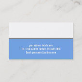 Construction / Builders Business Card (Back)