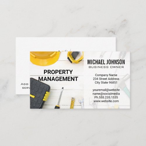 Construction Building Material  Hardware Business Card