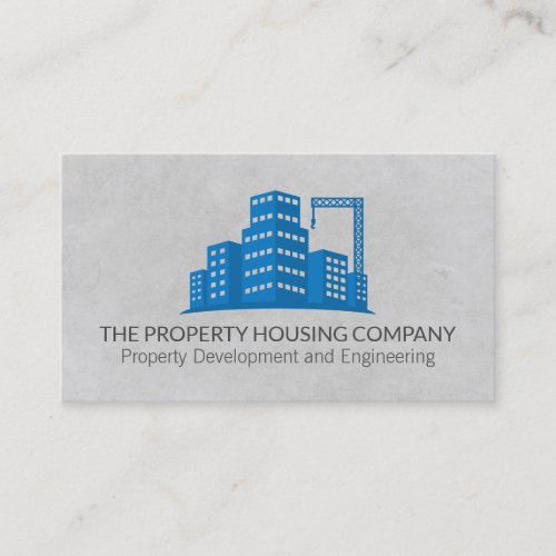 Construction Buildings Business Card