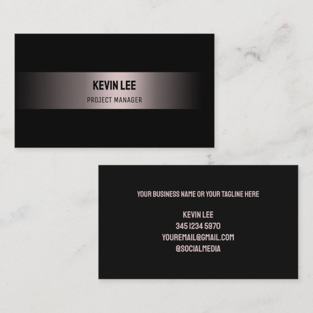 Construction  business card (Front/Back)