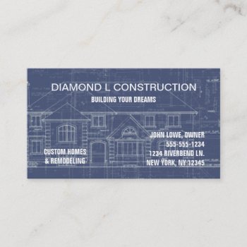 Construction Business Card by aaronsgraphics at Zazzle