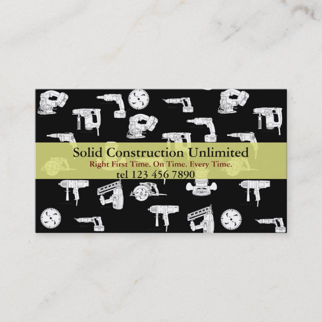 construction business card (Front)