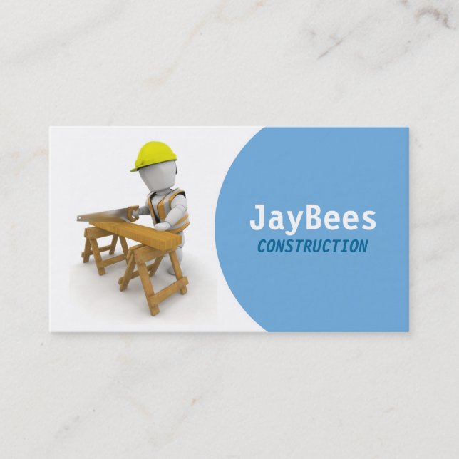 Construction Business Card (Front)
