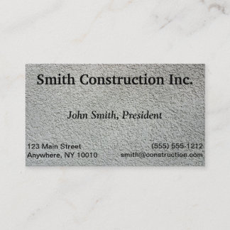 Construction Business card