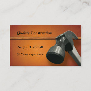 Construction Business Card