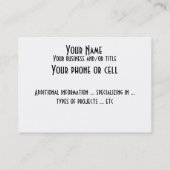 construction business card (Back)