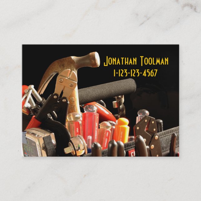 construction business card (Front)