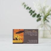 Construction Business Card (Standing Front)