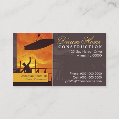 Construction Business Card