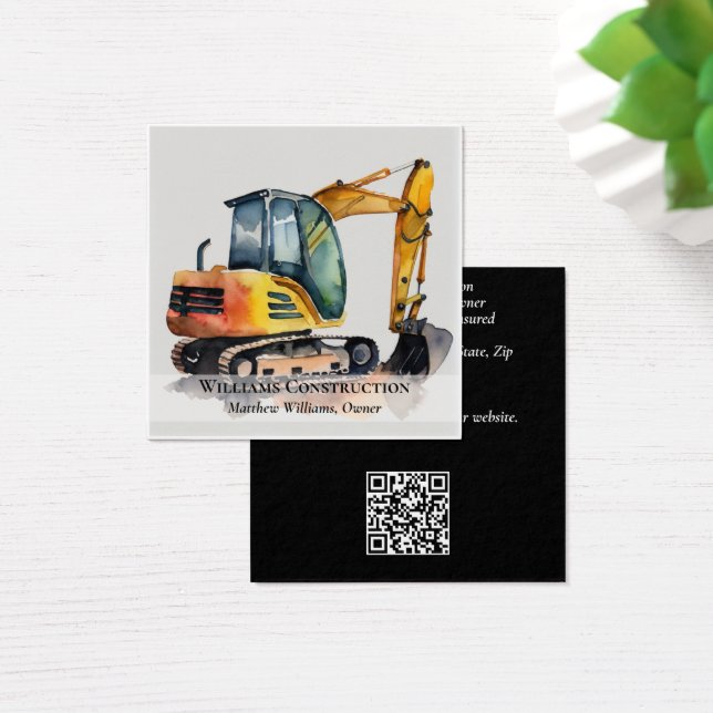 Construction Business Card (Desk)