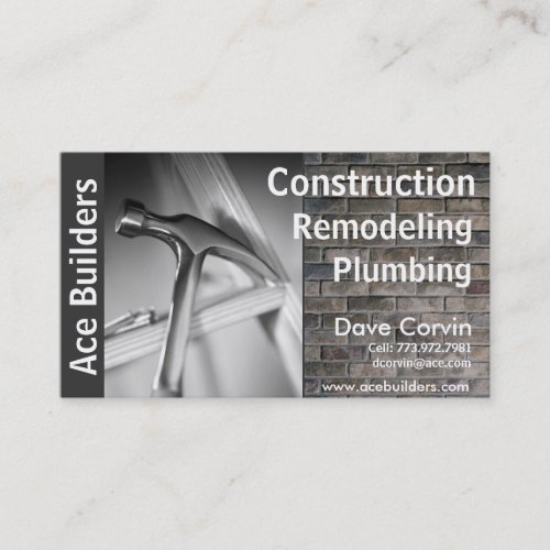 construction business card