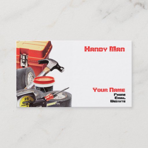 Customizable Construction Business card