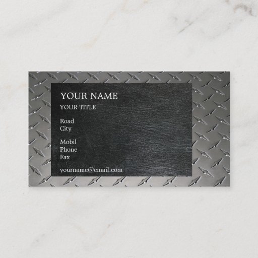 Customizable Construction Business Card