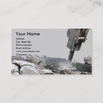 Construction Business Card by AJsGraphics at Zazzle