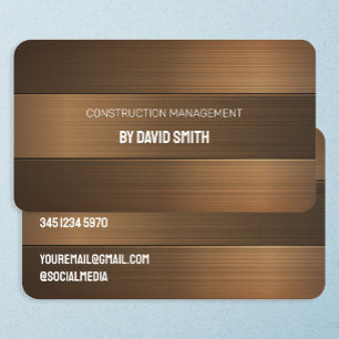 Construction  business card