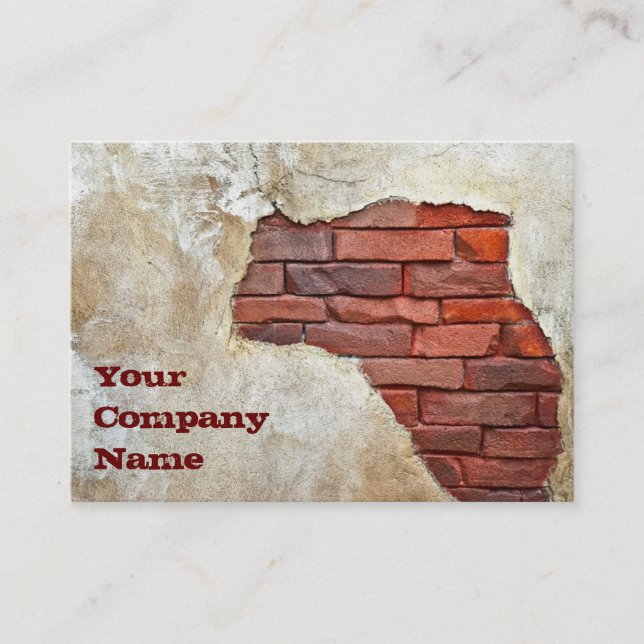 Construction Business Card (Front)