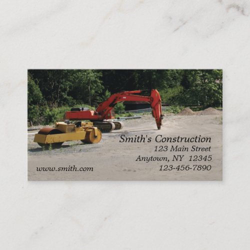 Construction Business Card