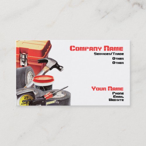 Construction Business card