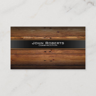 Construction business card
