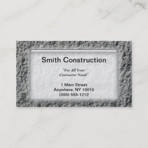 Construction Business Card