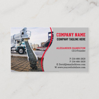 Construction Business Card (Concretes)