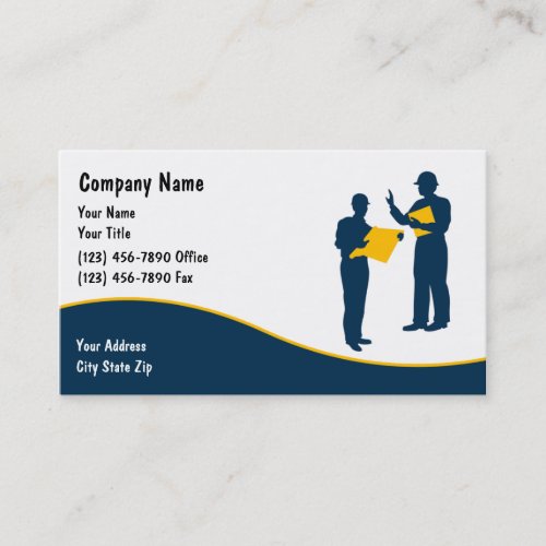Construction Business Cards