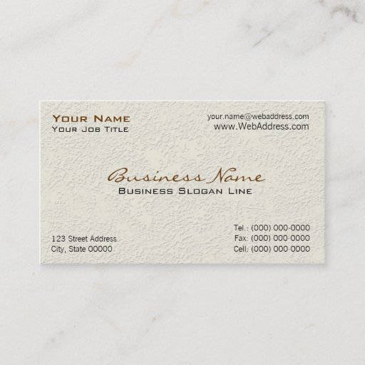 Customizable Construction Business Cards