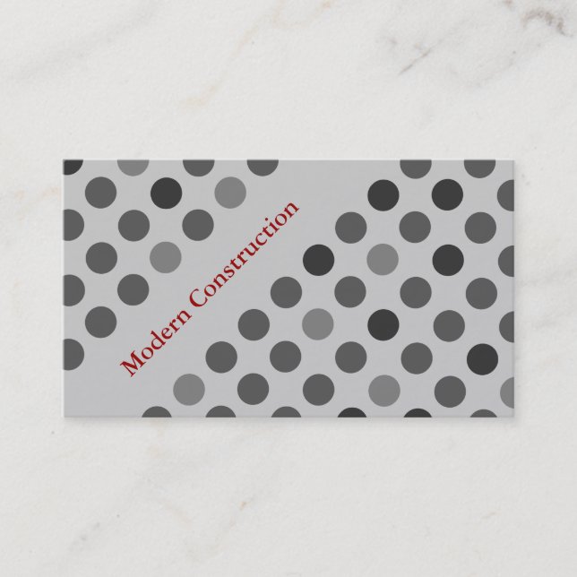 Construction Business Cards (Front)
