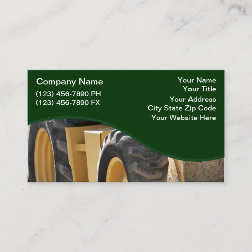 Construction Business Cards