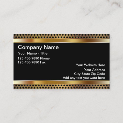 Construction Business Cards