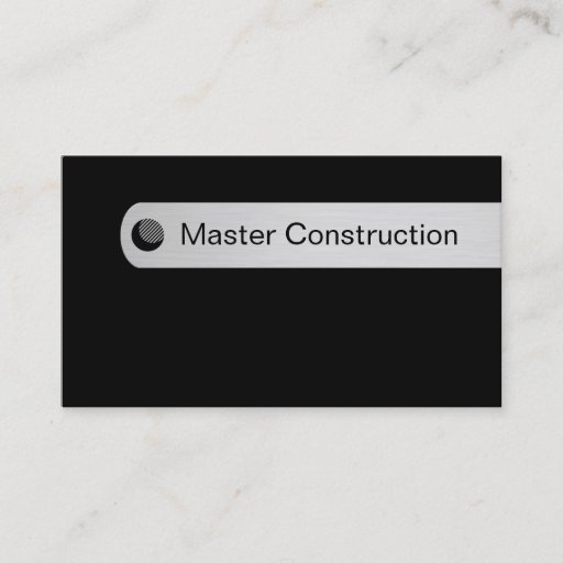 Customizable Construction Business Cards