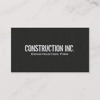 Construction - Business Cards by Creativefactory at Zazzle