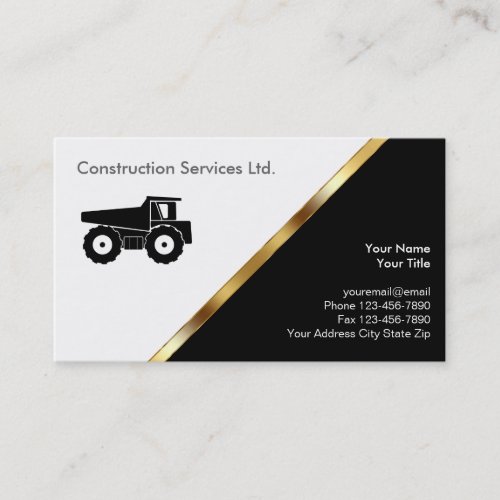 Construction Business Cards