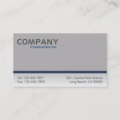 Construction - Business Cards