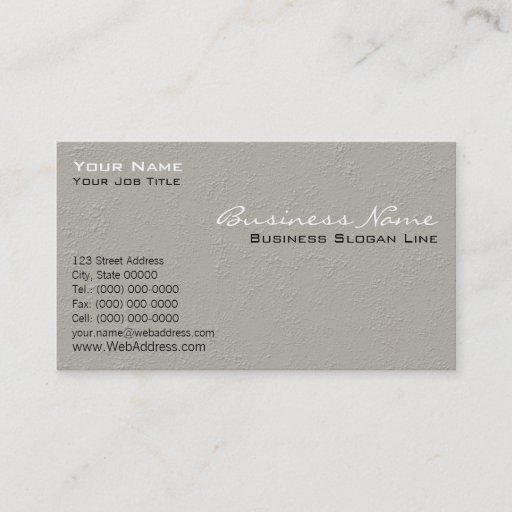 Customizable Construction Business Cards