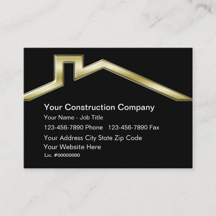 Construction Business Cards