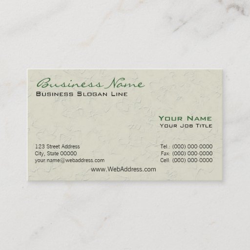 Customizable Construction Business Cards