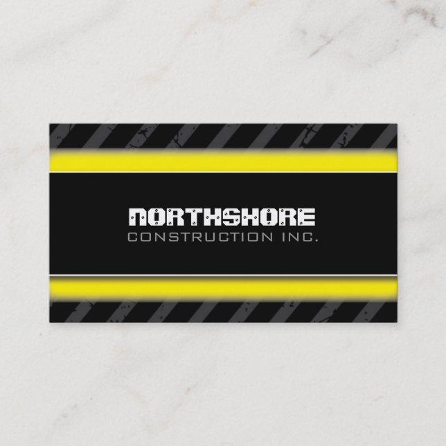 Construction Business Cards (Front)